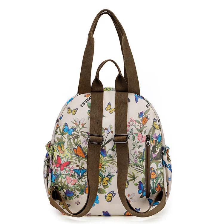 Capacious backpack for traveling, ethnic shoulder bag, ethnic style