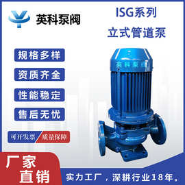 立式管道泵380v工业锅炉暖气地暖热水循环泵冷水家用增压泵离心泵