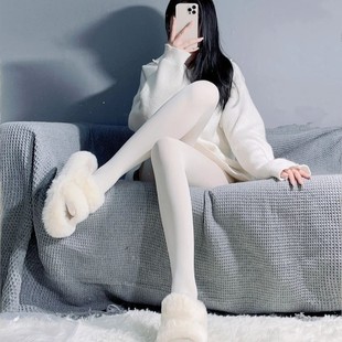 Velvet Student White Silk Pantyhose Pure Desire Milk White Stockings Soft Cute Sweet Jk Lolita Bottoming Pantyhose