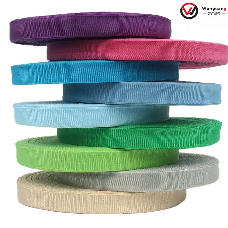 300D彩包边PP丙纶野餐垫包边箱包织带书包带里边布服装加厚滚边条