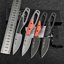 高端巴克BUCK635跨境猎刀户外生存刀随身携带求生防身战术小直刀