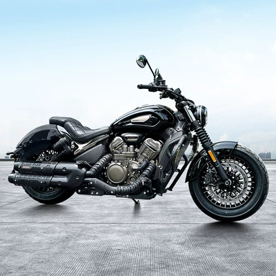 Black Flag 600 motorcycle front: Motorcycle bumper