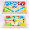 Wooden fighting interactive board games for double, universal strategy game, toy, for children and parents