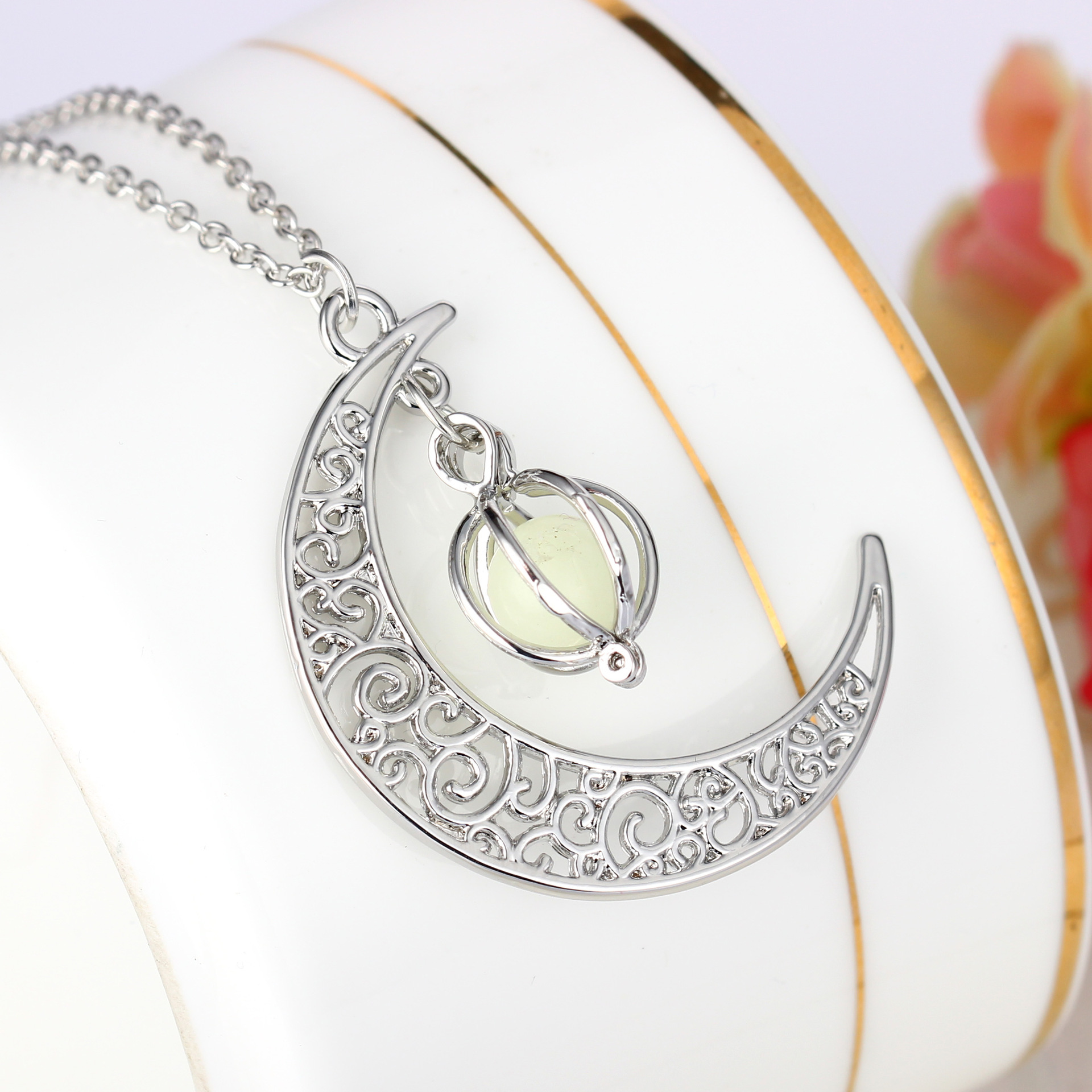 Alloy Material Fashion Tortoise Lotus Horse Alloy Pendant Necklaces Halloween Wholesale