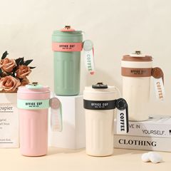 智能316不鏽鋼手柄咖啡杯高顏值保溫杯大容量辦公便攜車載杯批發