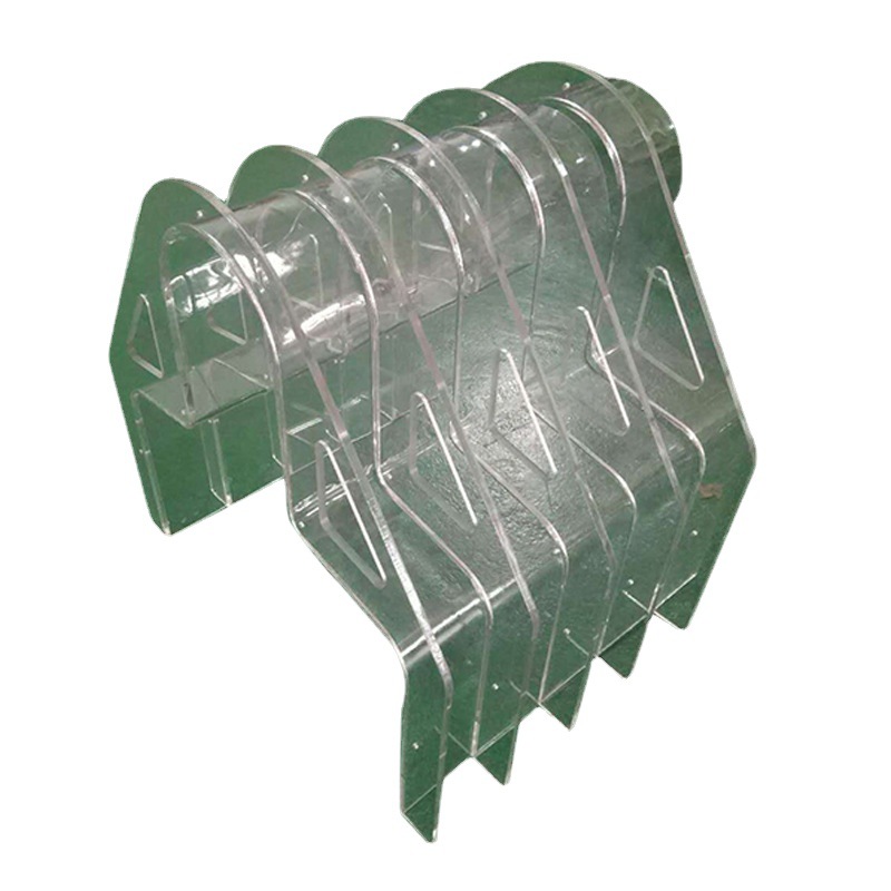 透明亚克力板折弯PC板加工异形激光切割雕刻有机玻璃板UV印刷加工