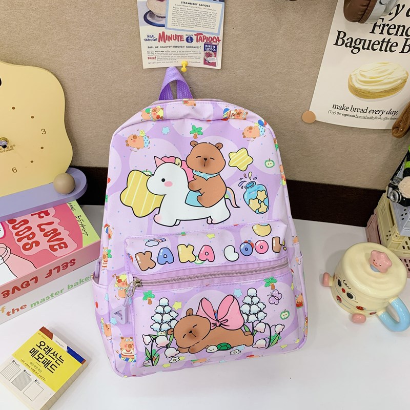 Mochila escolar para niños 3-8 años de edad, jardín de infantes, mochila escolar para bebés, impresión de dibujos animados, niños y niñas, todo fósforo, reducción de la carga, espalda de viaje