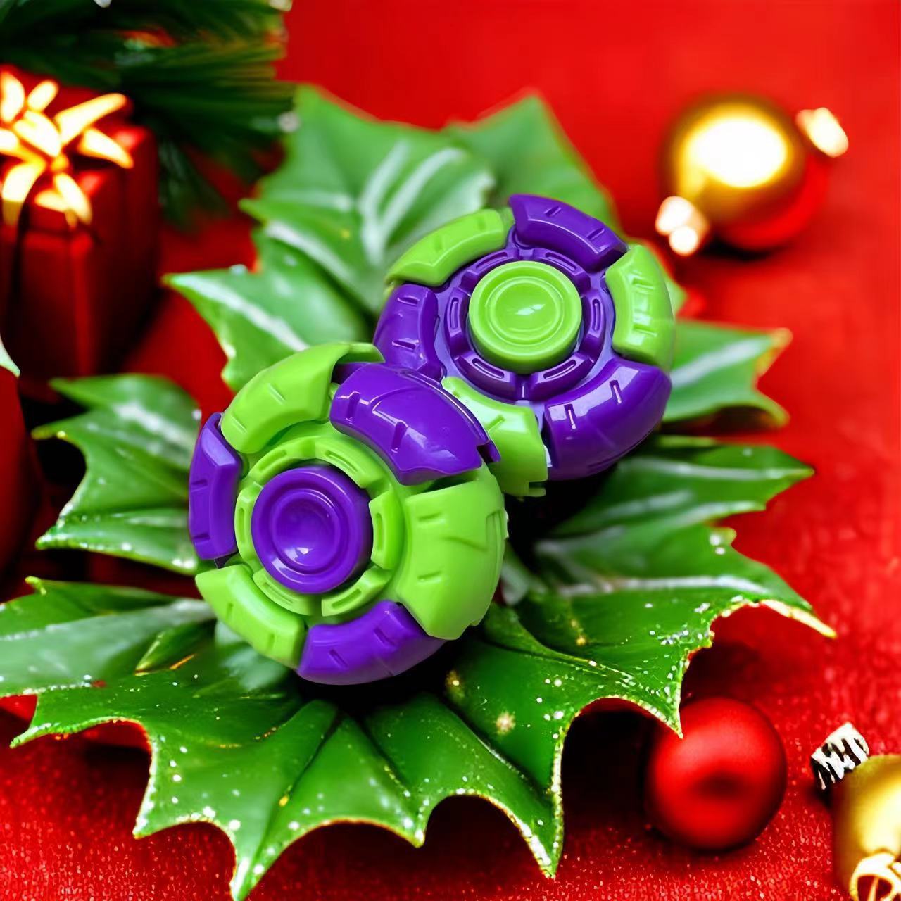 網紅新款蘿 卜指尖陀螺 爆躁陀螺隨身減解壓把玩變形震感玩具