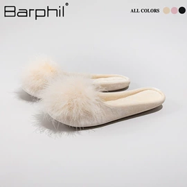 布艺拖鞋;平底拖鞋;毛毛拖鞋