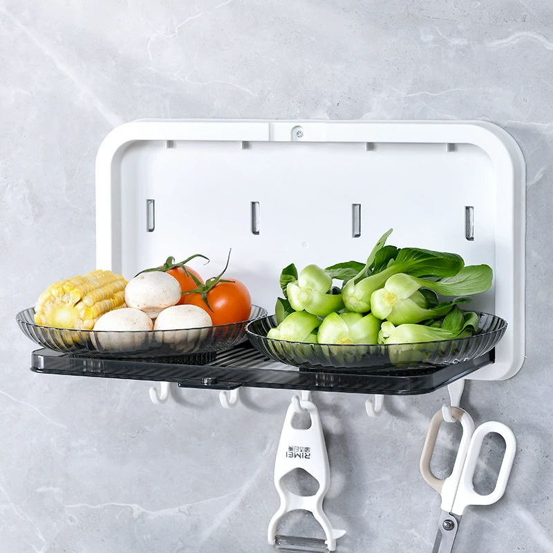 Подставка для приготовления пищи на кухне без перфорации настенная поднос для овощей