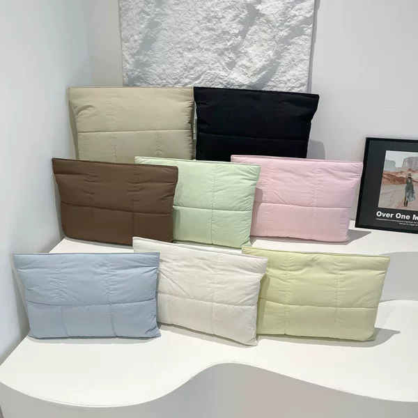 Cross-Border Puff Pillow Computer Bag 13/ 14inch Suitable for MacBook Laptop Inner Sleeve Shockproof Protective Cover
