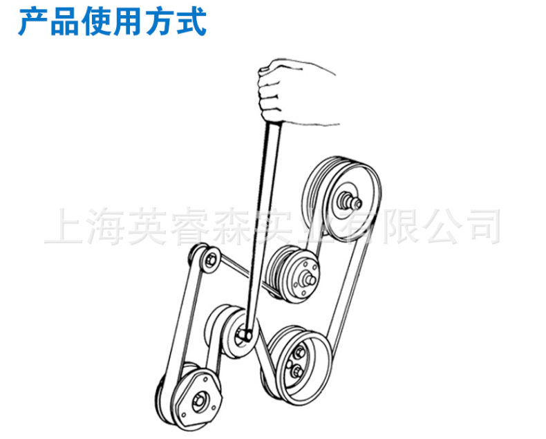 Car engine idler belt tensioner adjustment wrench extension rod adjustable inert tensioner disassembly tool