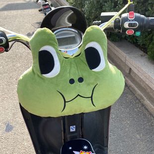 Anti-collision bag for electric car motorcycle front seat cartoon cute anti-collision headrest anti-collision pad thickened and enlarged