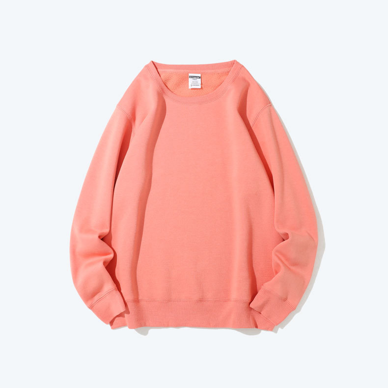 Sudadera de forro polar para trabajo con impresión de logotipo personalizado, uniforme de equipo publicitario, camiseta de grupo con texto impreso, uniforme de trabajo de manga larga al por mayor, engrosada.