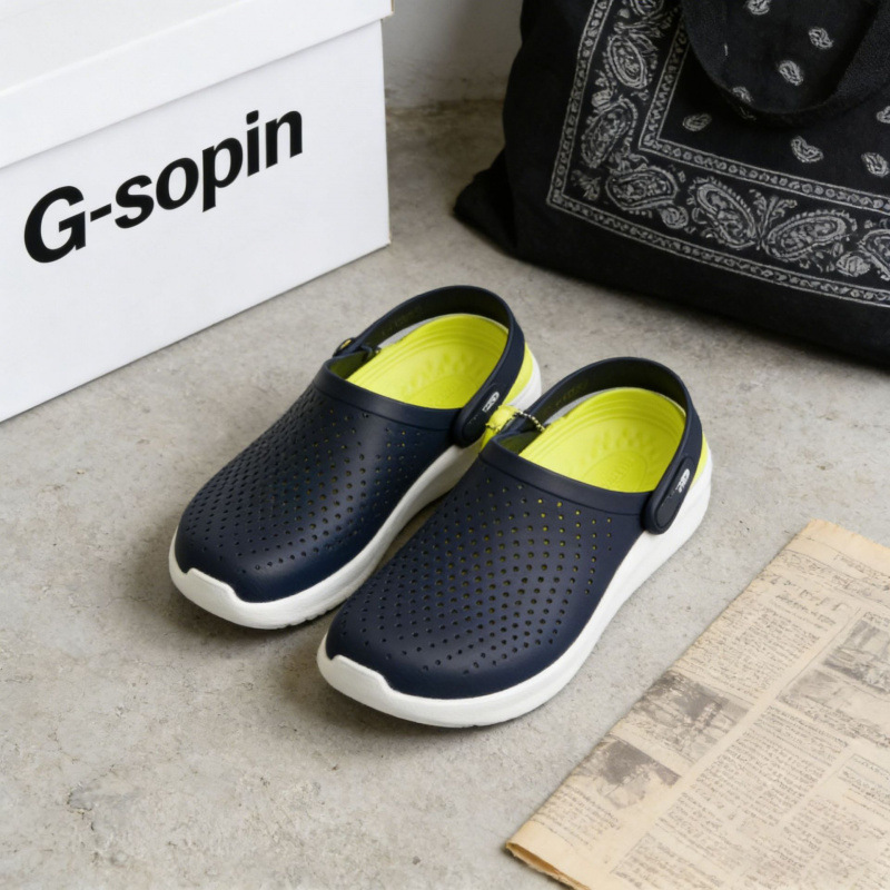 Crocs-Style Clogs for Men, Non-Slip, Large Size, Outdoor Wear, Comfortable Sandals for Men and Women, Casual Closed-Toe Beach Slippers