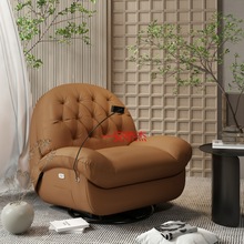 PF现代单人电动沙发简约休闲客厅卧室可躺可睡多功能懒人摇躺椅沙