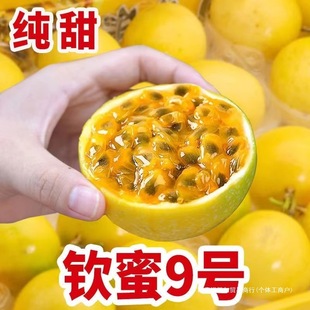 Guangxi Qinhoney No. 9 Golden Passion Fruit 2.5kg Fresh Fruit Seasonal Whole Box Passion Fruit Free Shipping Large Original Fruit Pulp