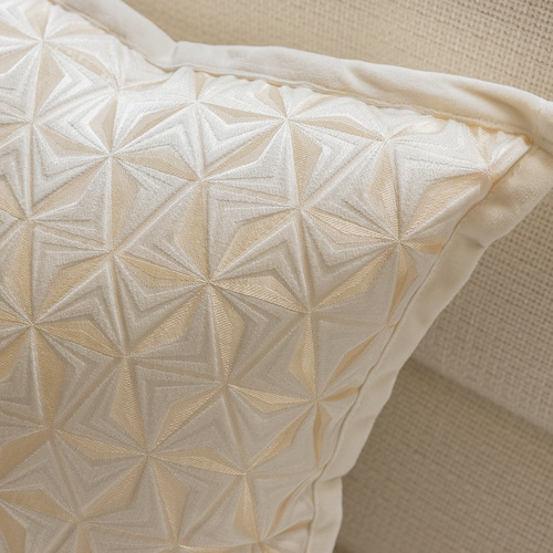 Linen sofa pillow case Nordic ins style modern simple model room living room pillow bedside cushion waist pillow case
