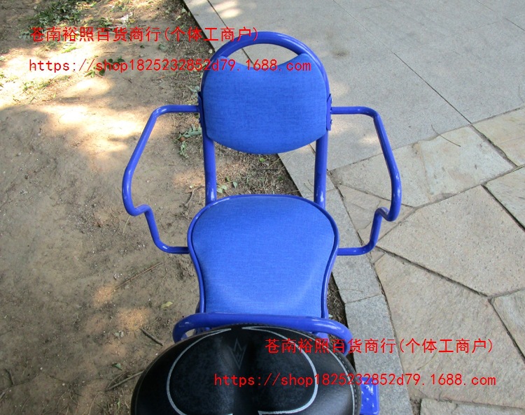 Electric bicycle child seat, rear-mounted, for kids, students, and babies, with a thickened and widened cotton rain cover for wind protection