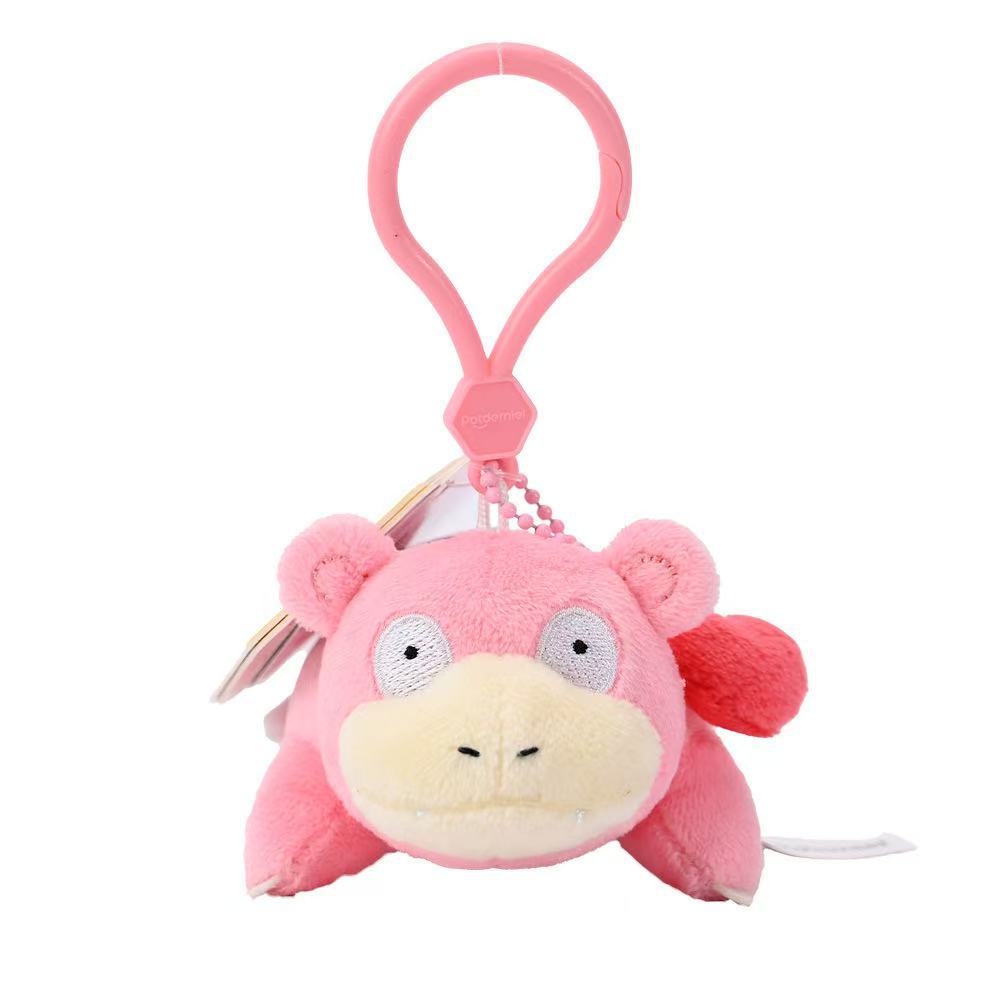 Colgante auténtico de pokemon, colgante de muñeco de Pikachu, juguete de peluche Eevee, mochila de pokemon, muñeco