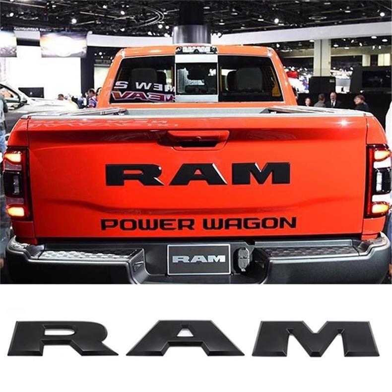 Suitable for Ram Dodge Ram Tailgate Emblem Pickup Truck Modification Tailgate Sticker 1500 2500 Tail Emblem 4X4 Car Decal