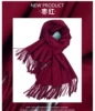 Cotton style 300g 200*70CM-Wine Red