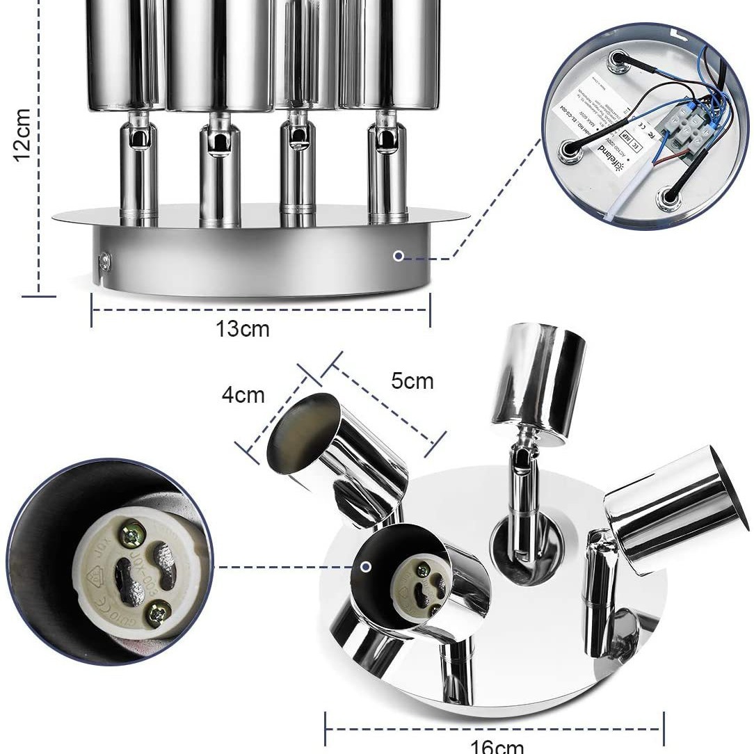 Moderno simple LED superficie montada Spotlight hogar guardarropa pasillo salón dormitorio decoración del hogar lámparas de iluminación