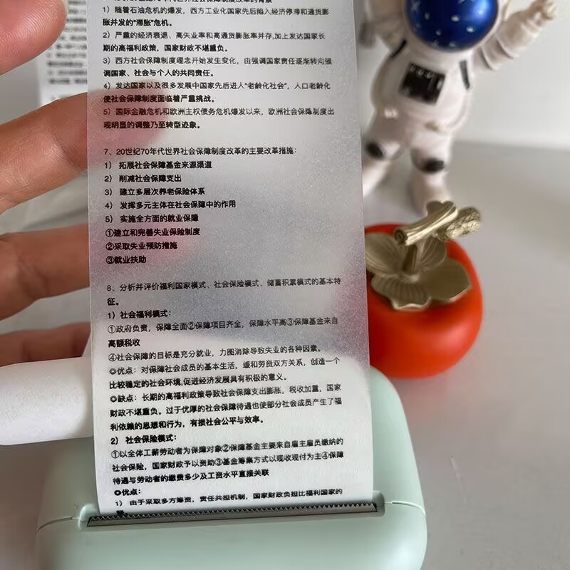 Mini printer paper small wrong questions printer paper 10 years label paper self-adhesive transparent paper thermal sensitivity 2