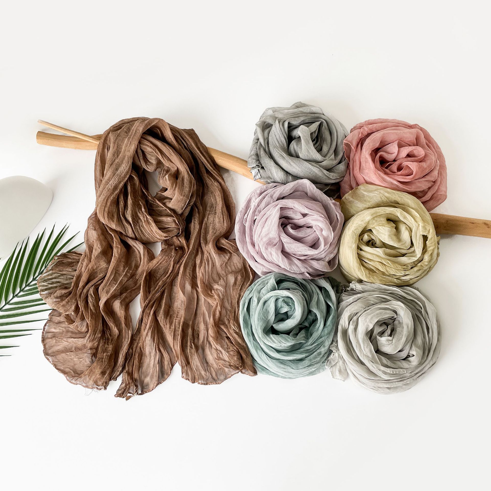 Women's Silk Scarf Lightweight Sunscreen Headscarf For Women_voghion.com