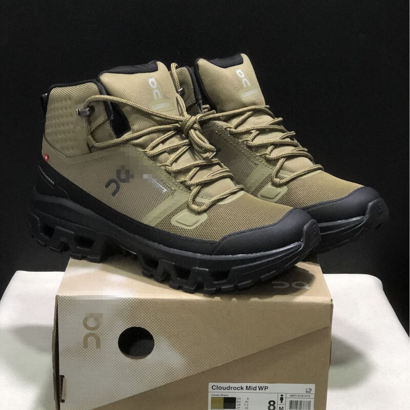 Cross-border O-Run Cloudrock Mid WP 2025 Spring/Summer New High-Top Unisex Water-Resistant Mid-Top Shoes