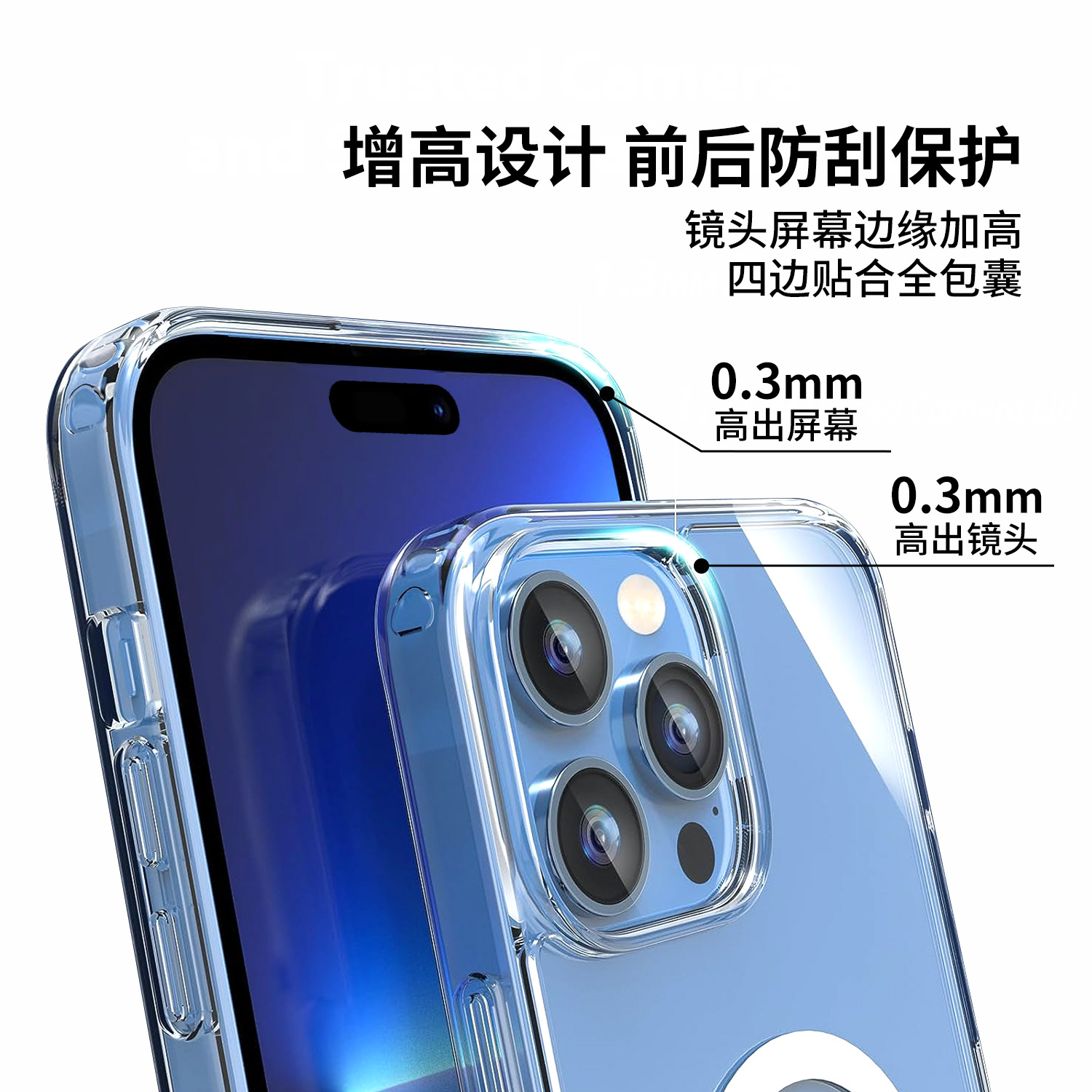 Funda magnética transparente antiamarilleo y anticaída para iPhone 16, compatible con Apple 16 Pro Max.