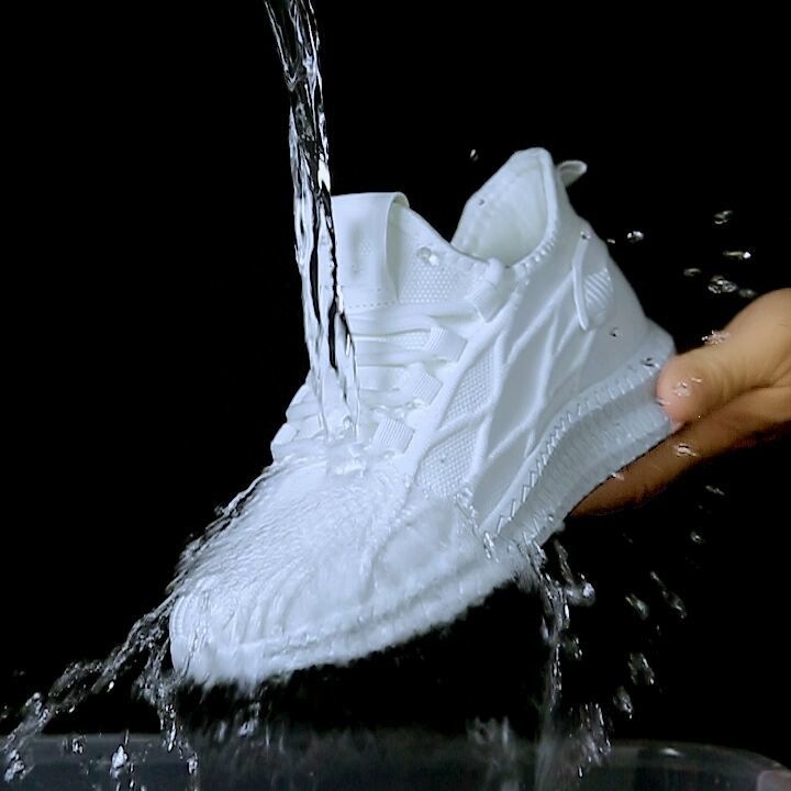 Popular three-proof shoes for all seasons, splash-proof, stain-resistant, fashionable casual couple's fly-knit shoes, waterproof shoes for men Popular three-proof shoes for all seasons, splash-proof, stain-resistant, fashionable casual couple's fly-knit shoes, waterproof shoes for men