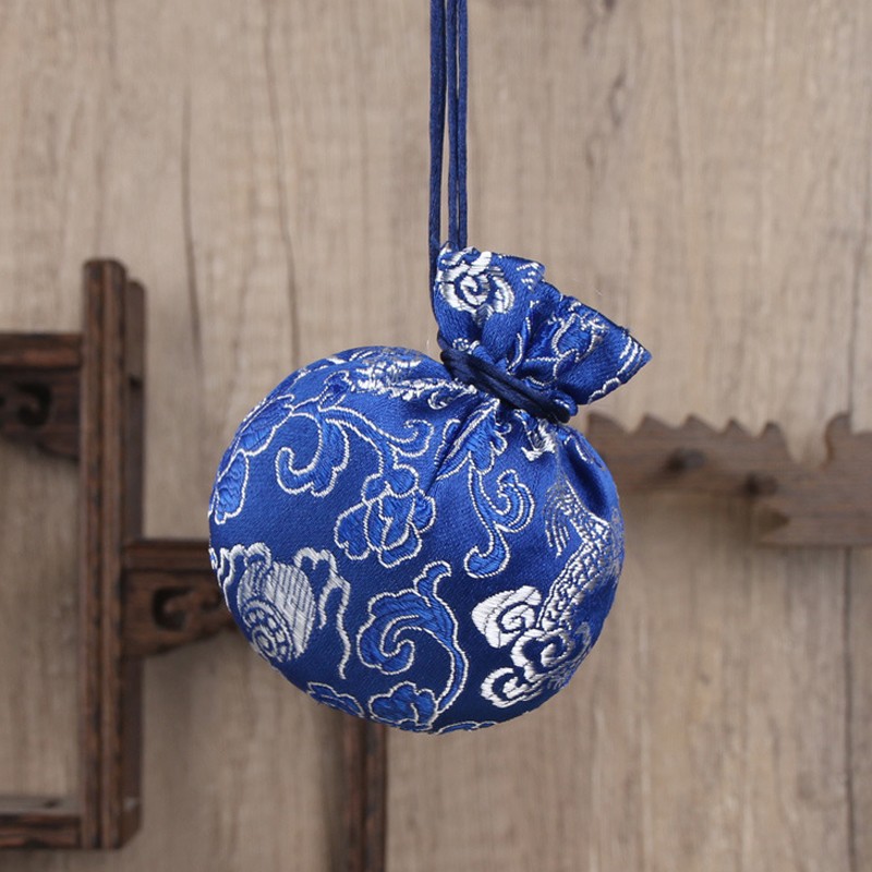 Festival del Barco del Dragón estilo nacional bolsita bolsa de coche bolsa vacía Halter pequeña bolsita colgante bendición Yushou Título de Oro bolsa de brocado