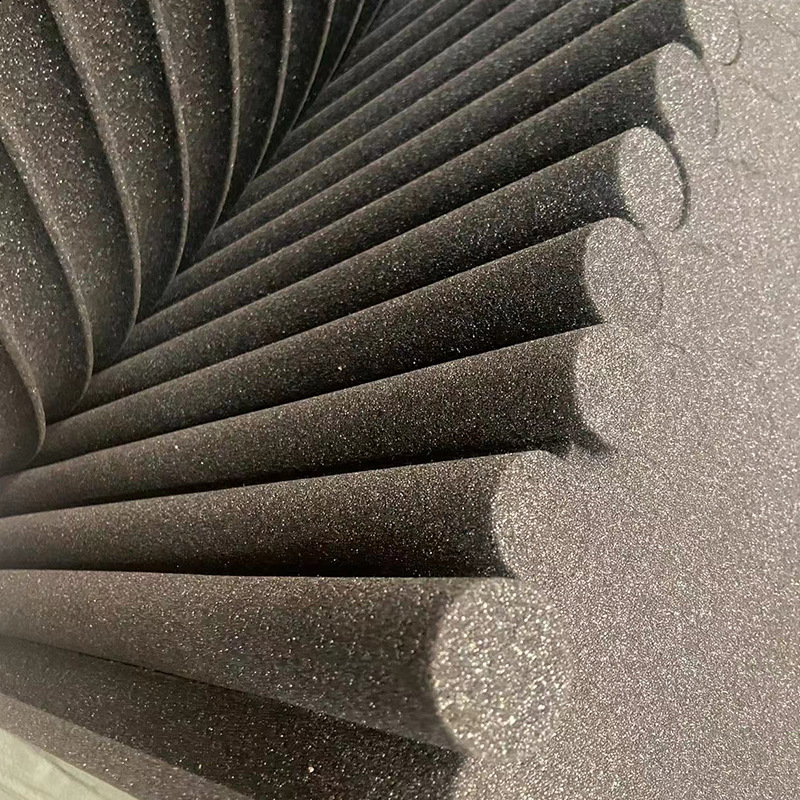 厂家批发水槽清洗防堵过滤海绵高密度透气黑色实心海绵圆柱条