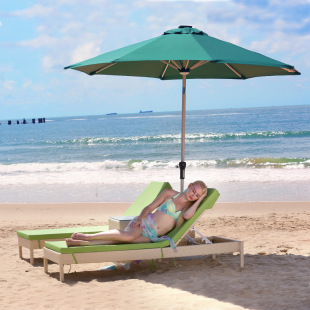Outdoor Lounger Swimming Pool Rattan Lounger Seaside Villa Beach Chair Outdoor Lounger Hotel Balcony Leisure Rattan Bench
