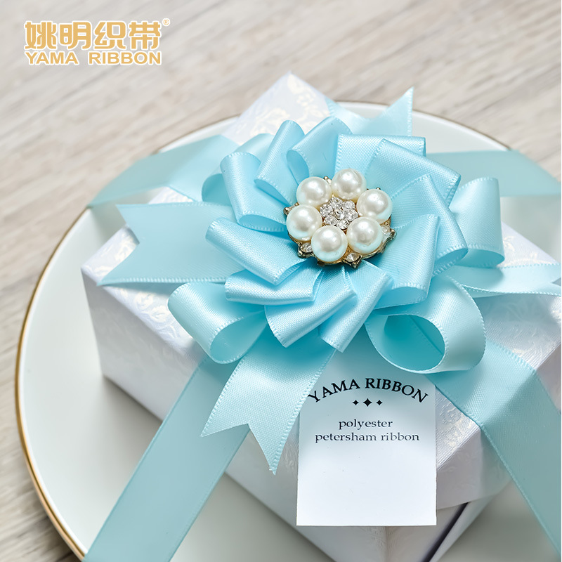 Yao Ming cinta de una sola cara brillante de alta densidad cuerda de cinta pastel de embalaje de flores pastel de 22mm cinta de apoyo