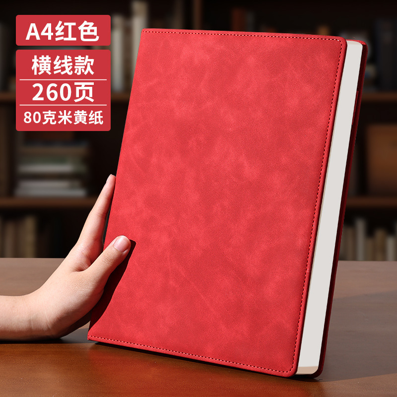 A4笔记本本子定制精致记事本磁吸搭扣大号加厚皮面日记本可印logo|undefined