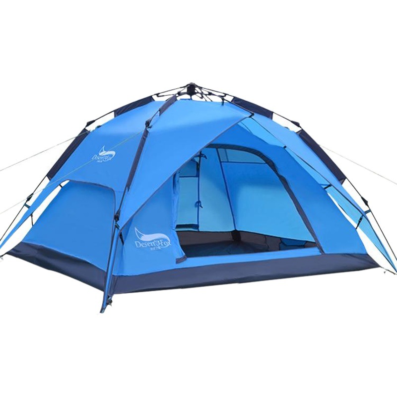 Tienda al aire libre 3-4 personas carpa automática doble multi-persona viaje camping tienda de campaña playa tienda de apertura rápida fabricante