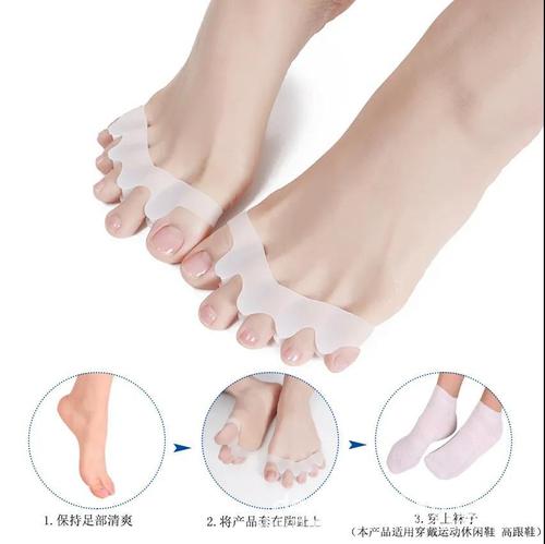 Hallux valgus correction with big bone silicone toe overlapping five toes split toe separation corrector wholesale