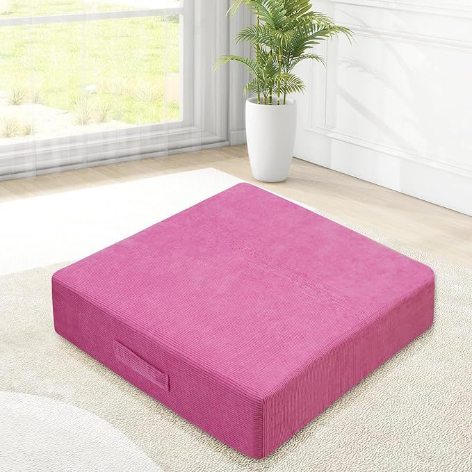 Amazon para adultos y niños Piso futón Meditación Yoga Picnic Al aire libre Cojín cuadrado gigante Explosión al por mayor