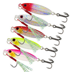Wholesale Lure Metal Jigs, 10g & 15g, for Long-Range Casting—New Arrival! Five Vibrant Colors, Perfect for Freshwater and Saltwater Fishing.
