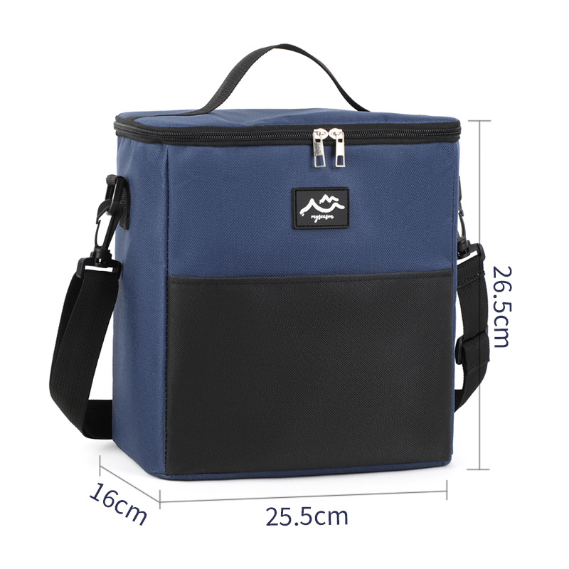 Nueva bolsa de aislamiento de color a juego, bolsa de hielo de picnic, bolsa de arroz con cinturón de mano, bolsa de lonchera grande de papel de aluminio, bolsa de comida para acampar