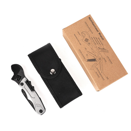 Manufacturer supplies multi-function adjustable wrench repair portable camping multi-purpose adjustable live mouth multi-purpose wrench wholesale