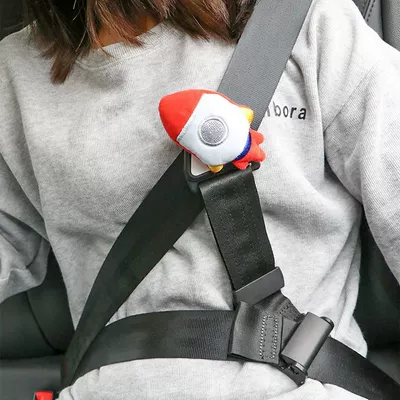 Car Baby Anti-Stranglehold Belly – Seat belt shoulder pad - rocket-child-safety-belt-anchor
