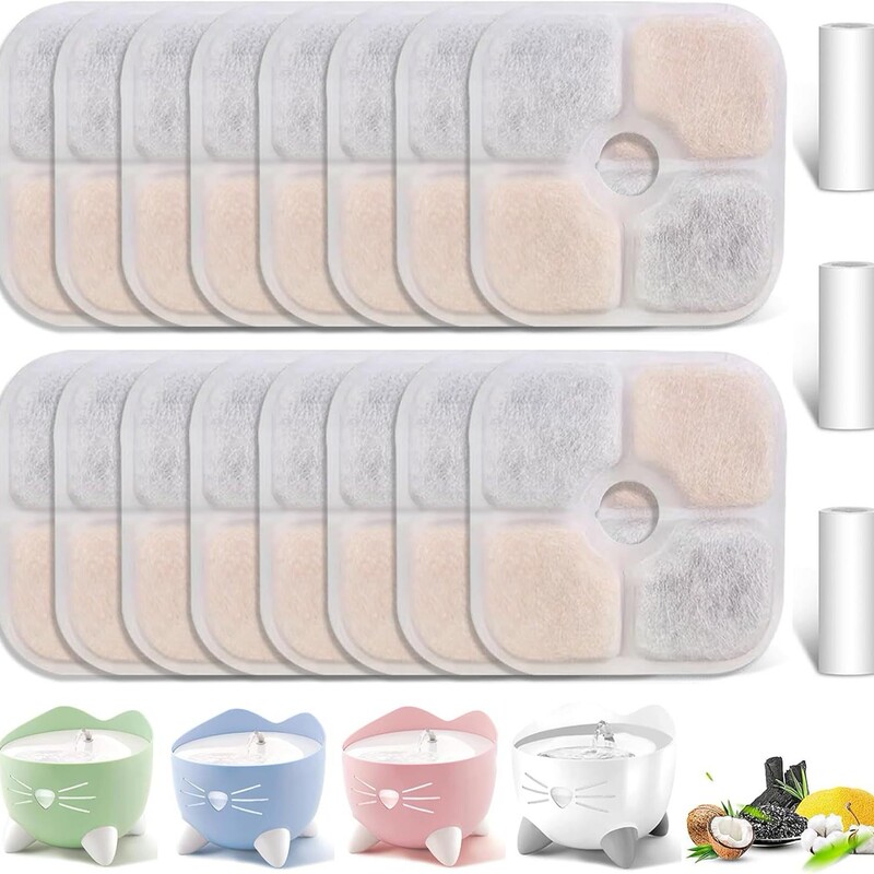 Cat Fountain Filter Cartridge for Pixi Pet Fountain Water Feeder Filter Cartridge Hose