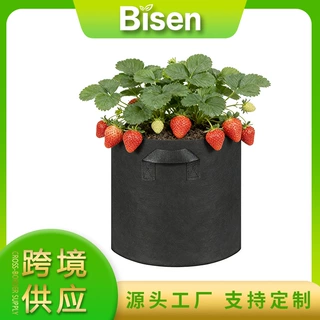 源头厂家可定制无纺布种植袋轻薄毛毡美植袋植育苗物控根器跨境