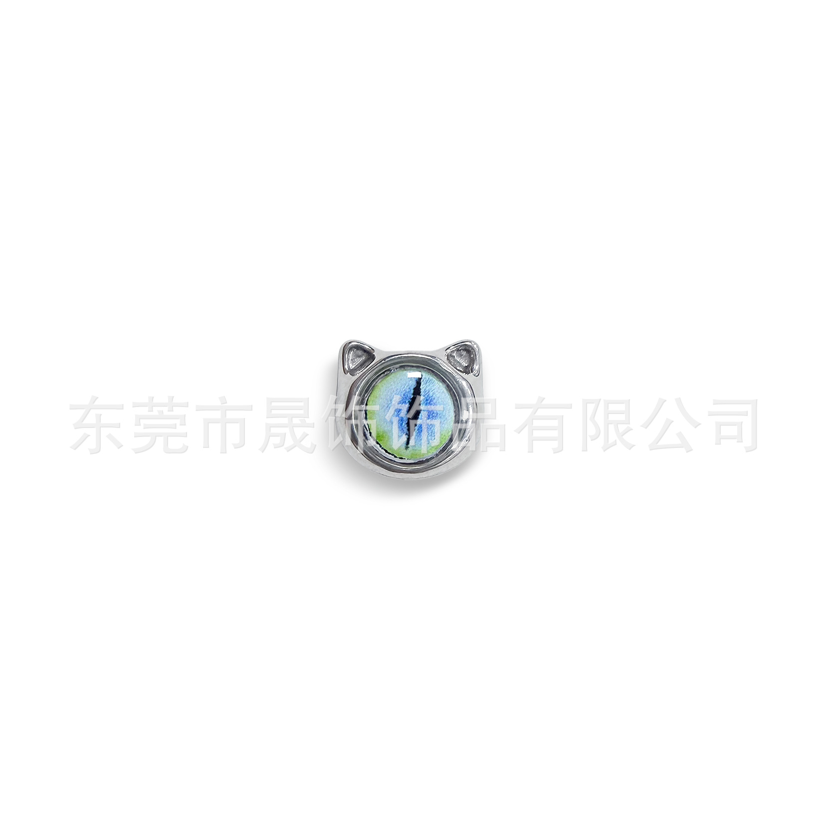 F136钛合金小恶魔猫眼舌钉滴油竖瞳唇钉G23钛人体穿刺饰品舌饰品