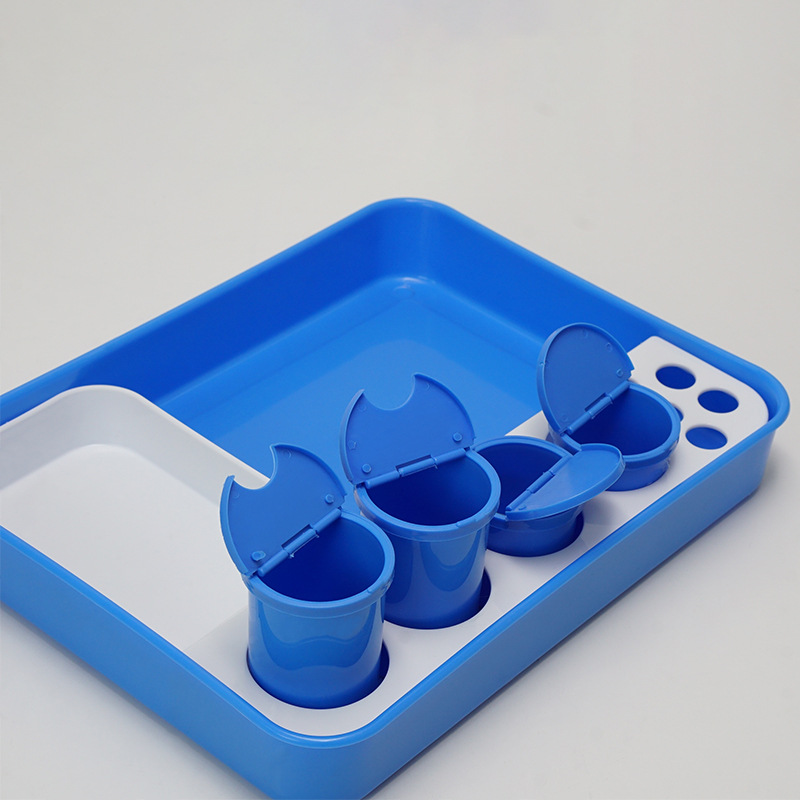 塑料換藥盤ABS換藥盤護士輸液托盤防碘伏耐高溫塑料盤治療盤有孔