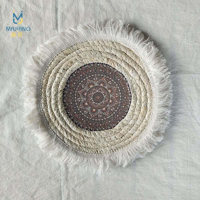 옥수수 껍질 로프 패턴 5 술 포함 25CM 약 55g