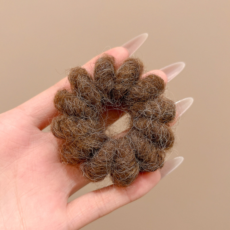 Coletero elástico sencillo de nuevo estilo 2026, banda para el pelo pequeña sin costuras para mujer, suave para el cabello, sujetador de cola de caballo.